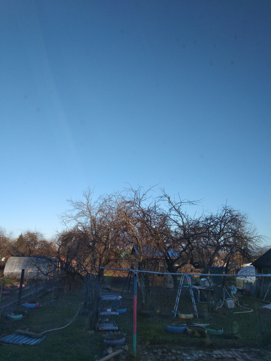 После вчерашнего урагана утро довольно тихое. Где-то оборвало ветром провода, и некоторые районы города были без света. Сегодня проглядывает солнце.