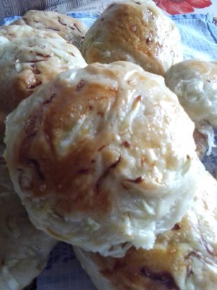 Капустные булочки