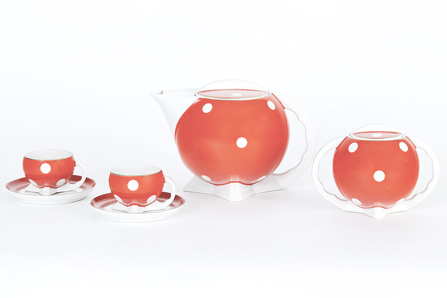 Кофейный сервиз «Kula» («Шар»). н.д., Fabryka Porcelany AS Ćmielów. Автор формы Богдан Вендорф
