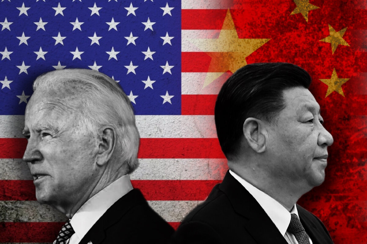 США и КНР. Иллюстрация: ИА REX 