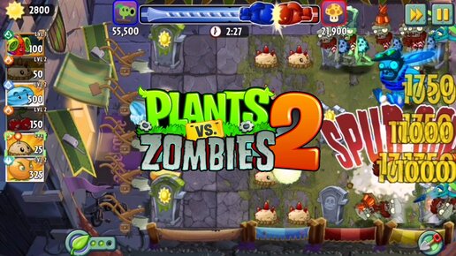 Соревновательные бои на арене в Plants vs. Zombies 2