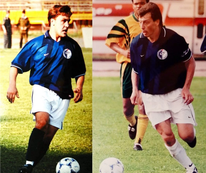 Александр Бескровный и Валерий Шмаров в этой форме (1998)