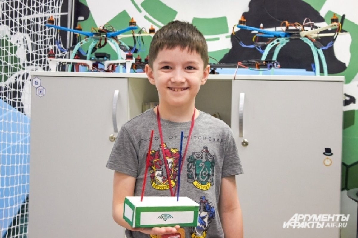    Второклассник из Перми придумал устройство, чтобы всегда быть в Сети.