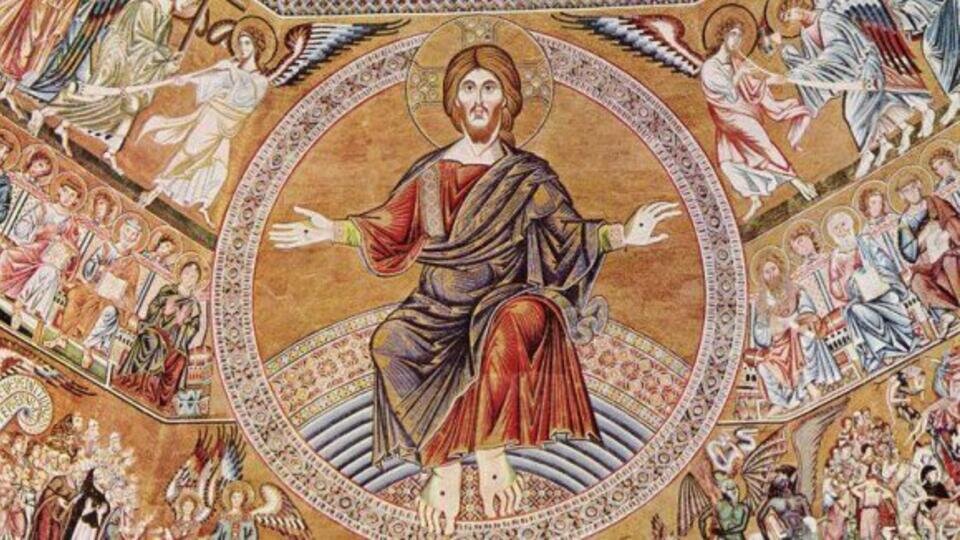 Фото: © Христос Пантократор и Страшный суд. Италия, 1300 г. Wikimedia Commons