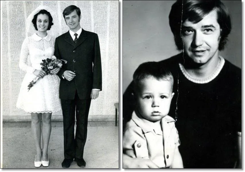 Свадьба Любови и Валерия, Валерий Макаров с сыном Лёшей