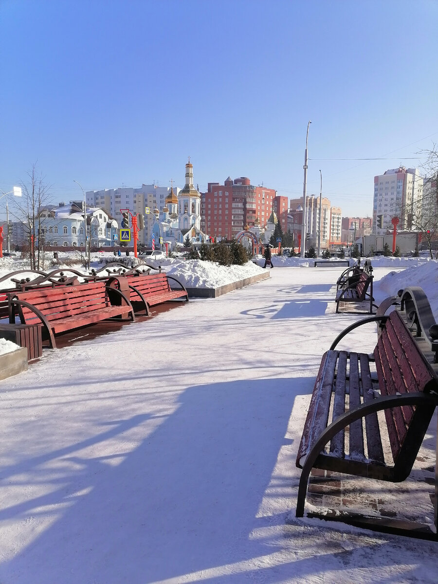 Фото автора 16 февраля 2023 Бульвар Патриотов от ул Радищева до ул. Двужильного г. Кемерово