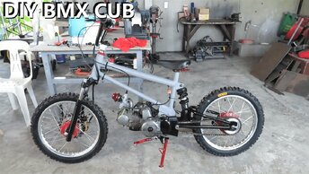 Моторизованный BMX Cub для бездорожья своими руками