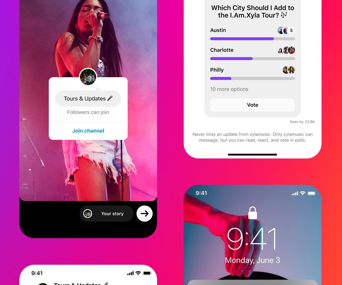     Instagram добавил каналы в мессенджер