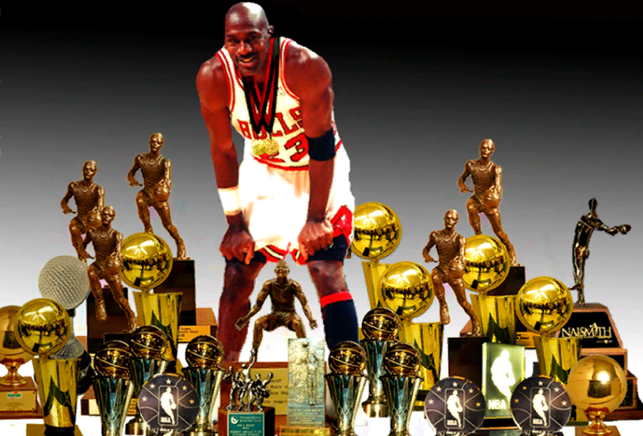MJ и его многочисленные трофеи