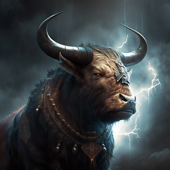 Вот такой бог грома у быков))))