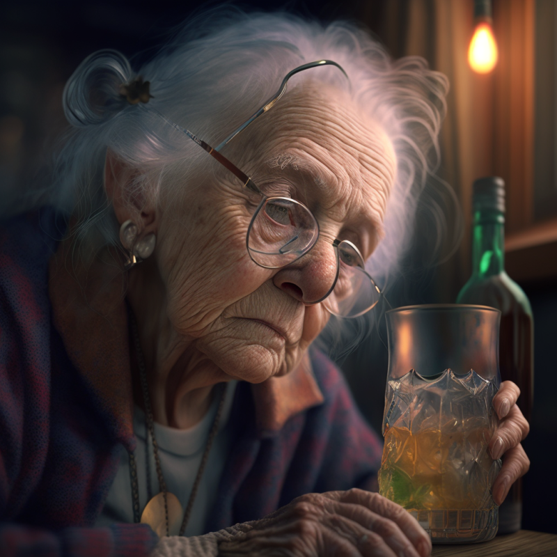 Вред алкоголя в пожилом возрасте: ускорение процессов старения