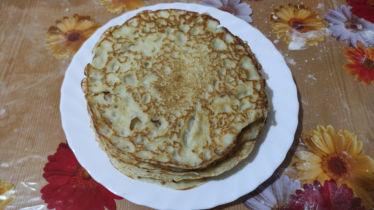 Блинчики из картофельного пюре