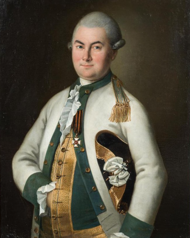 Христинек Карл Людвиг (Логин Захарович). Портрет Степана Петровича Хметевского (1730 - 1800). Российская империя, Санкт-Петербург. Первая половина 1770-х гг.