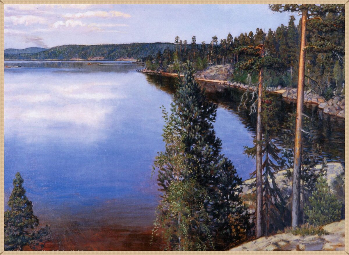 Аксели Галлен Каллела (Akseli Gallen-Kallela). Пейзаж из Руовеси