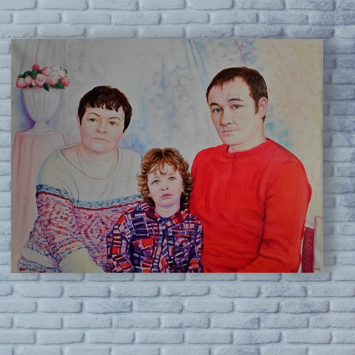 Семейный портрет 3 человека