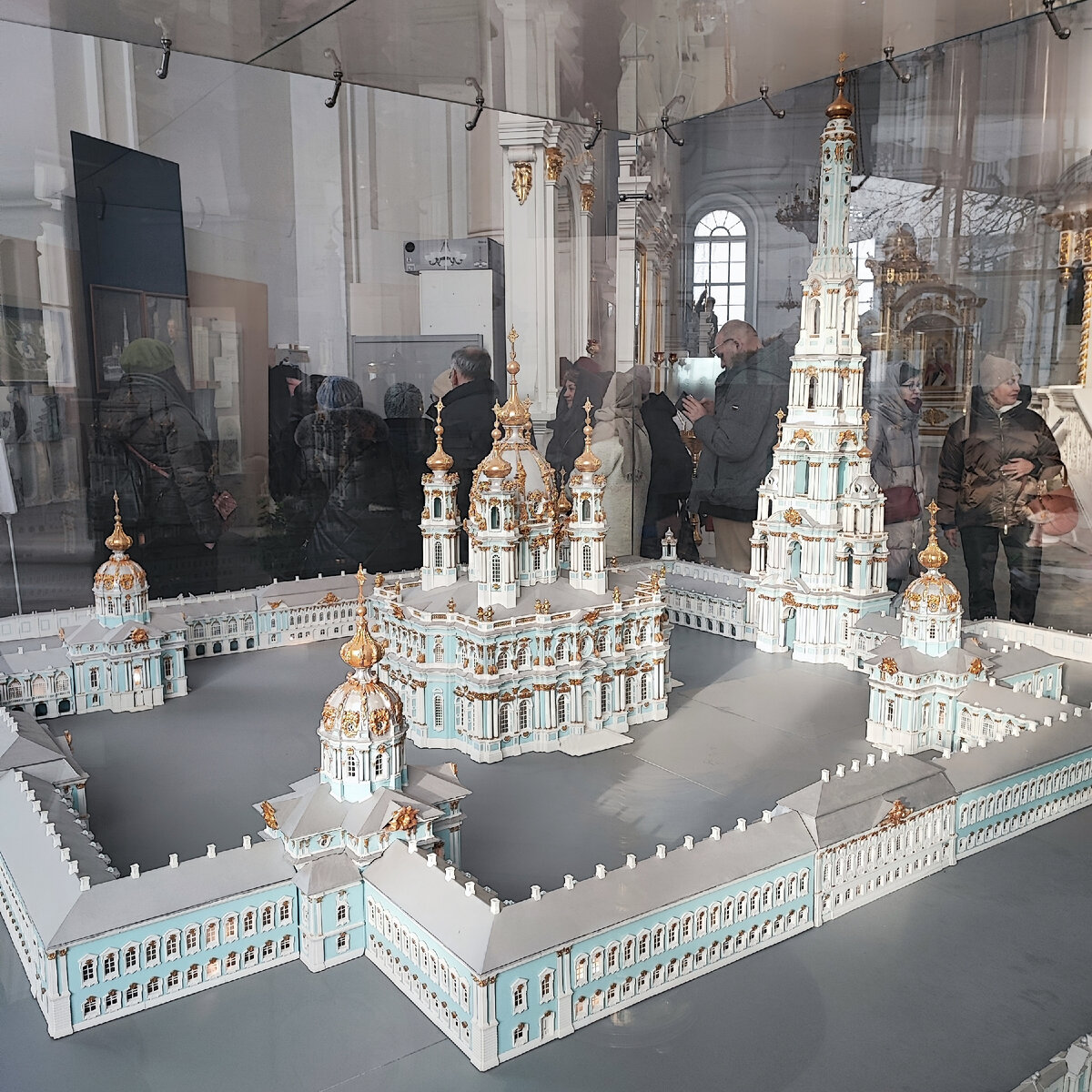 Макет Смольного собора по задумке Растрелли