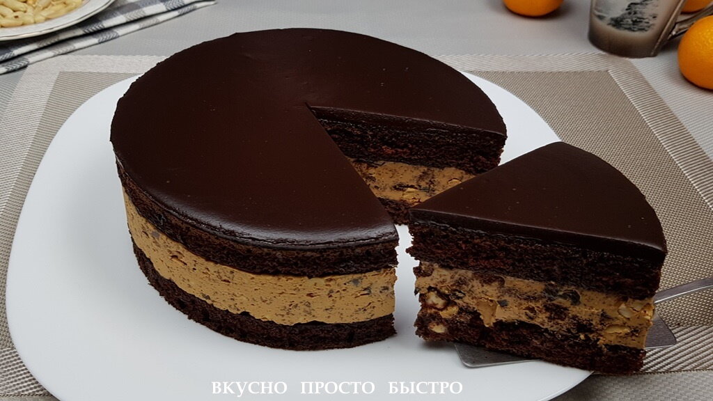 Торт Шоколадная идиллия — рецепт на канале Вкусно Просто Быстро