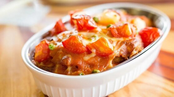    30 минут на кухне: куриная печень с помидорами по-милански Анна Черкесова