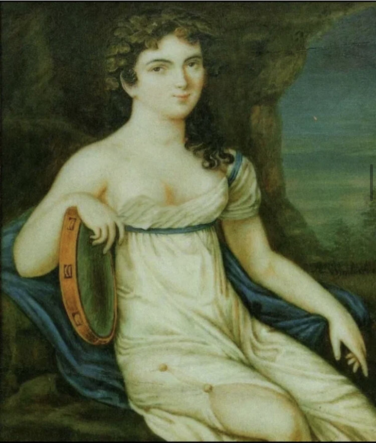 Авдотья Истомина (А. Винтергальдер, вторая половина 1810-х годов)