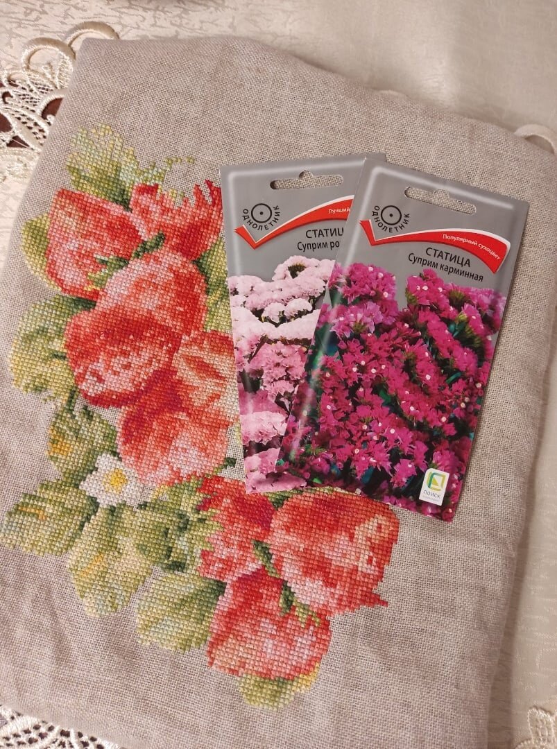 В сортосерии Суприм мне встретилось шесть разных расцветок статицы