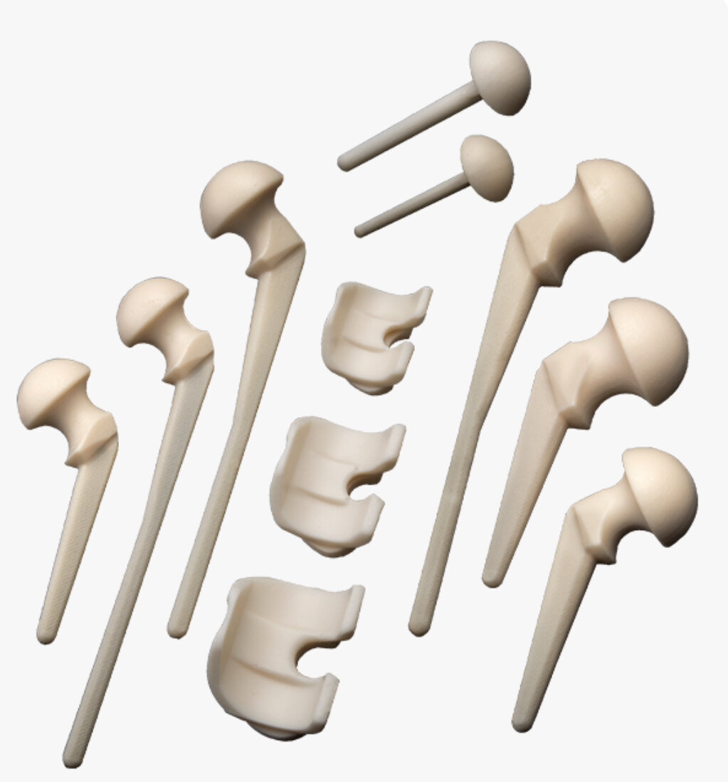 Примеры спейсеров тазобедренного и коленного суставов