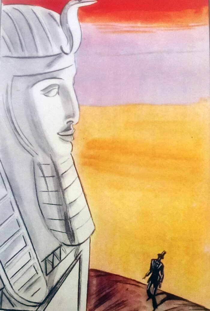 Иллюстрация к "Машине времени". Художник В. Орлов.