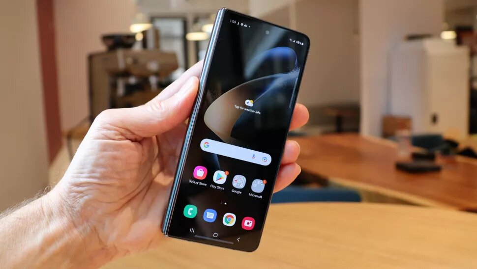 Цена, вероятно, будет аналогична цене Galaxy Z Fold 4.(Изображение предоставлено: Будущее / Лэнс Уланофф) 