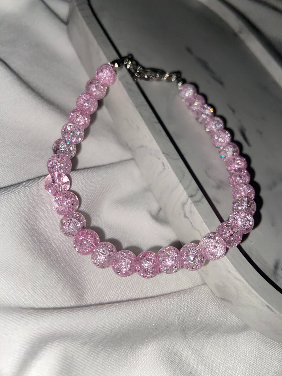 Браслет из сахарного кварца от Yanussi_Jewelry