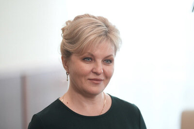    Глава городского округа Клин Алена Сокольская на встрече с губернатором Московской области Андреем Воробьевым ©Денис Трудников, «Подмосковье Сегодня»