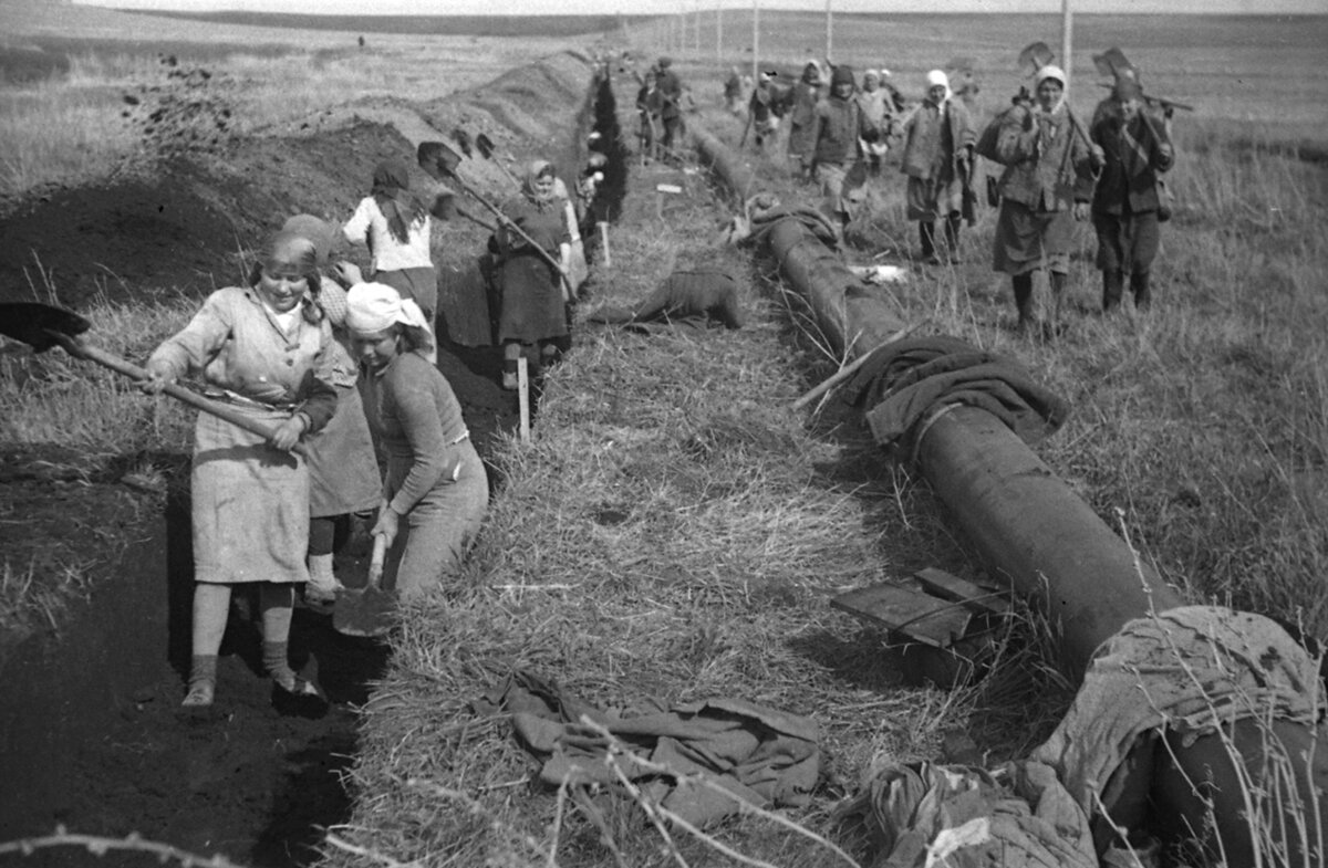 Строительство газопровода "Саратов – Москва"