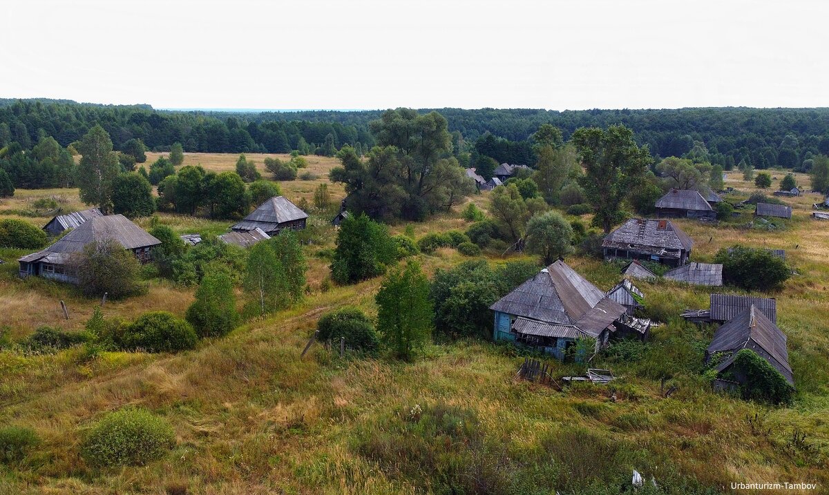 Карта заброшенных деревень рязанской области