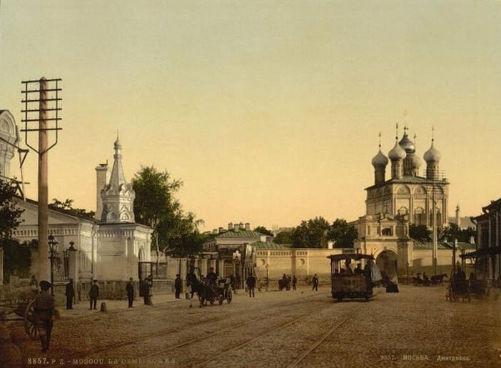 Улица Малая Дмитровка, 1896 год