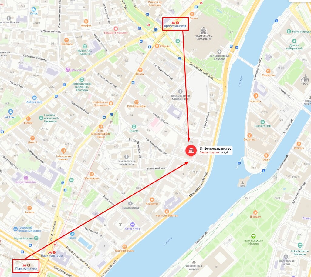 Локация. Место проведения.