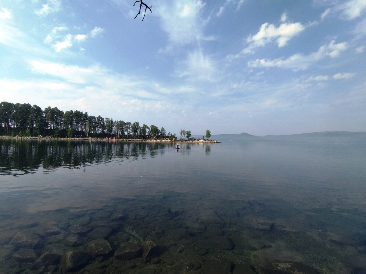 Озеро Тургояк прозрачная вода
