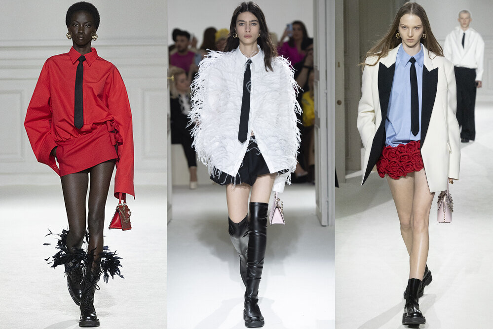     Галстук — самый модный аксессуар сезона. И Valentino уже знают, с чем его носить