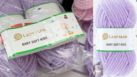 Пряжа LADY YARN baby soft kiss. ОБЗОР НОВОЙ ПРЯЖИ