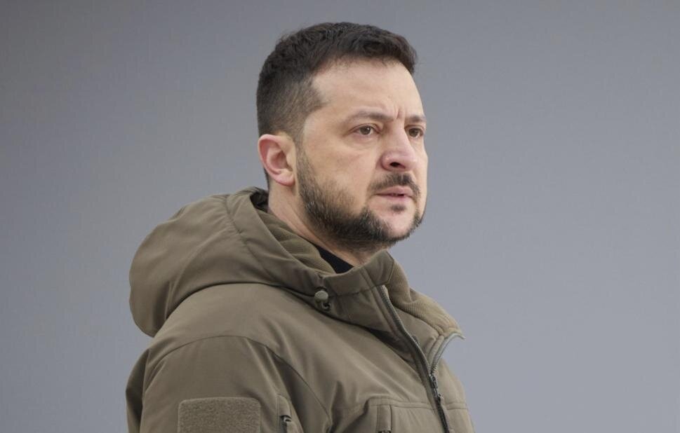    Президент Украины Владимир Зеленский  Ukrainian Presidential Press Office via AP
