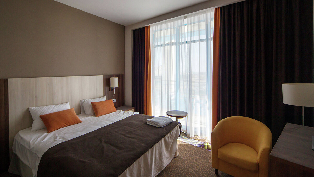    " Гостиничный номер© РИА Новости . Михаил Мокрушин