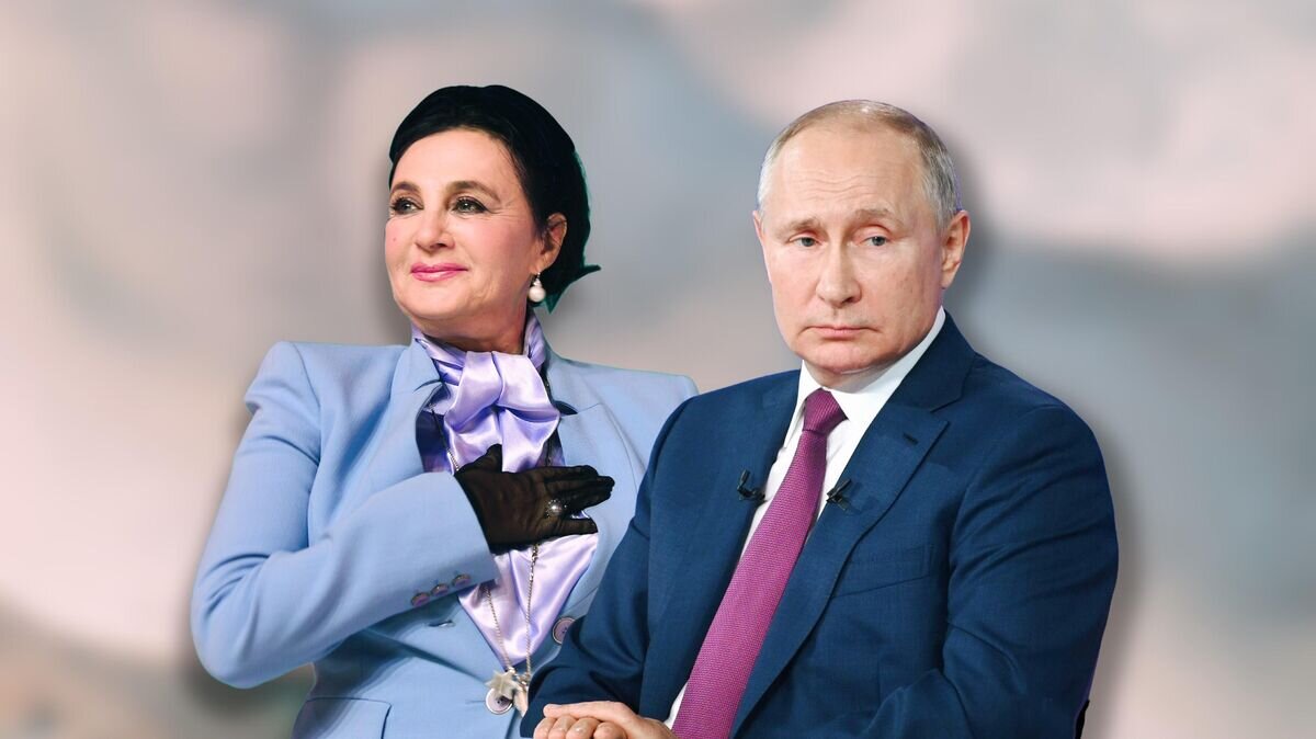    Ирина Винер / Владимир Путин© Иллюстрация РИА Новости . РИА Новости / Алексей Никольский, РИА Новости / Алексей Майшев