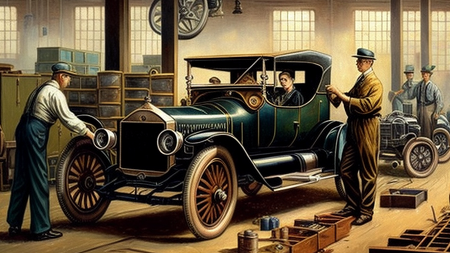 20-й век начался с развития американской автопромышленности