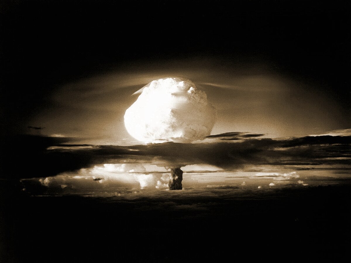 Светящаяся область ядерного взрыва