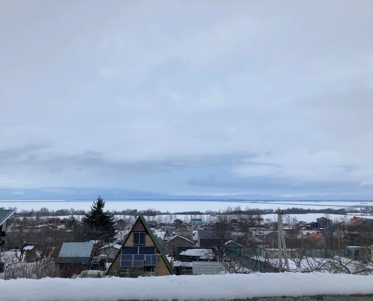 Прекрасный зимний пейзаж 