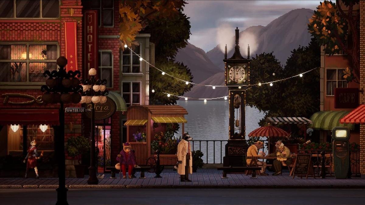    Кадр из видеоигры Backbone:IMDb