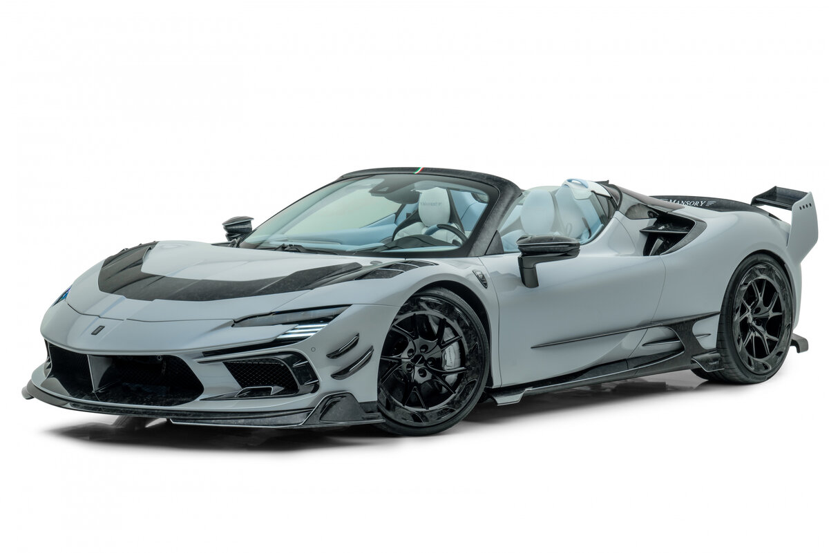     Возможно, самый страшный Ferrari SF90 от Mansory: у него 1100 лошадиных сил и «кованый» карбон