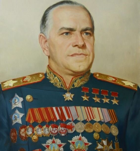 Маршал Жуков Георгий Константинович, четырежды Герой Советского Союза