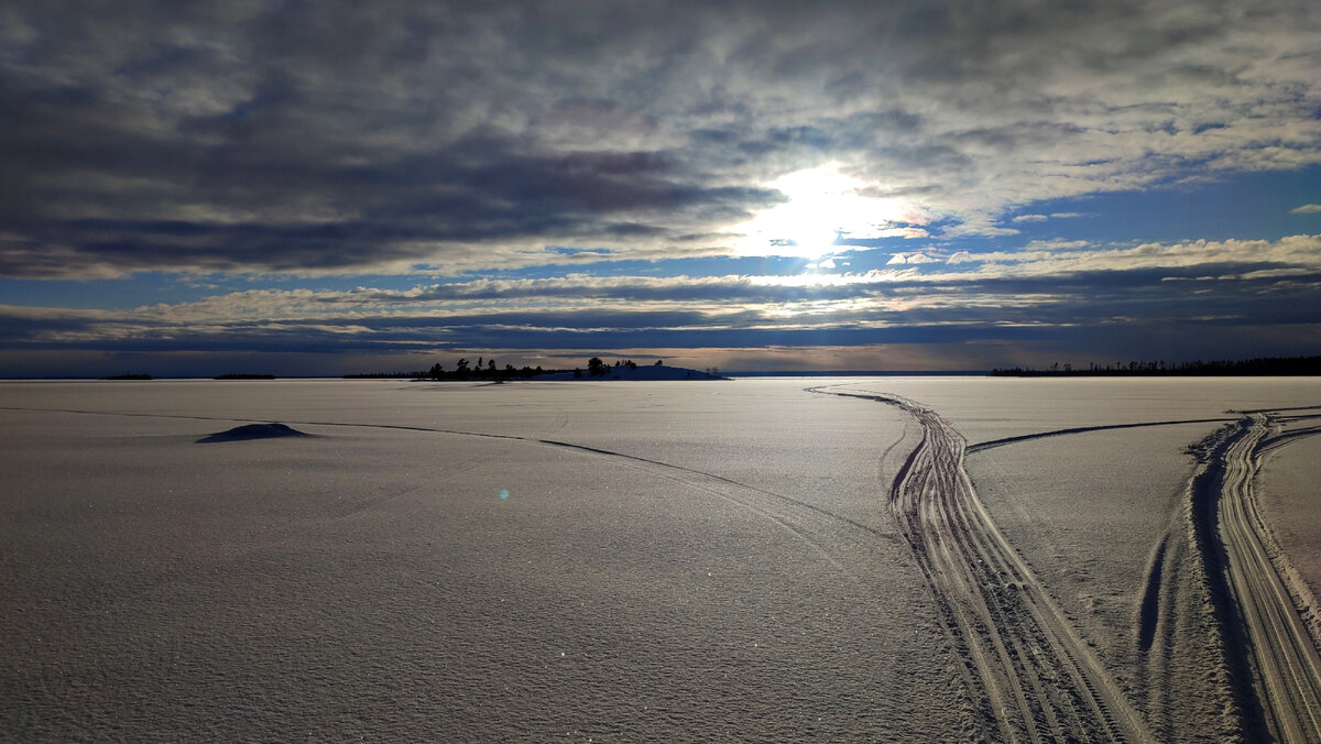Перед закатом.