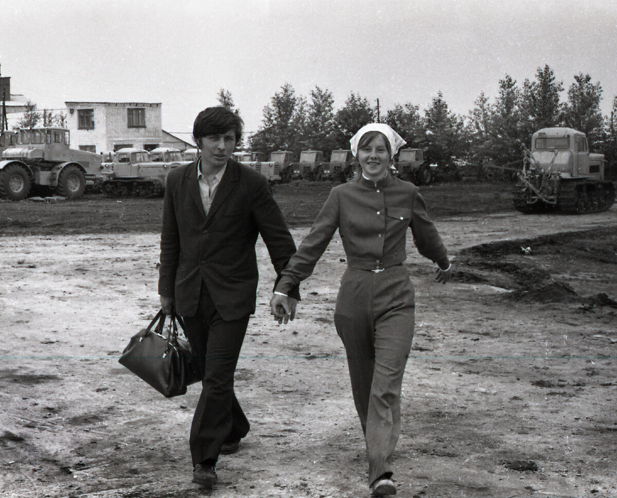 Трактористка. 1974 г.