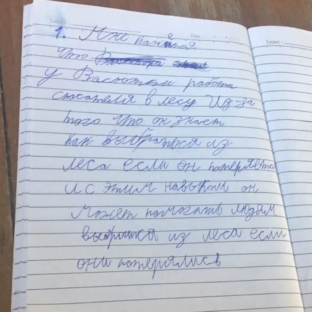 Пример того, как ребенок перестал использовать в жизни родной язык и утрачивает навык его использования.