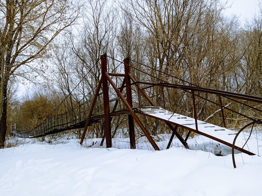 Мой любимый деревенский мост)