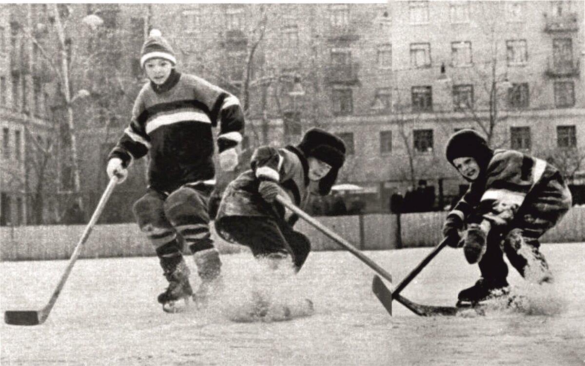 Изображение с яндекс.картинки (дворовая хоккейная коробка)